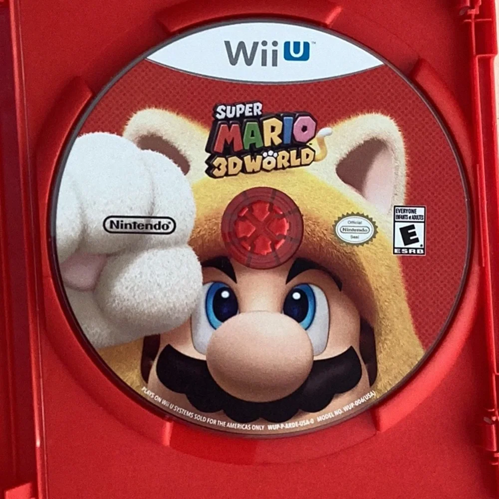 Super Mario 3D World Nintendo Wii U Game CIB Tested
